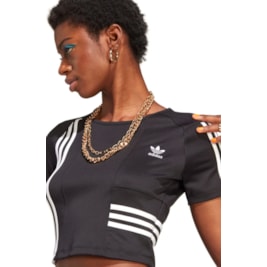 Camiseta Adidas Cropped Originals Preto/Branco