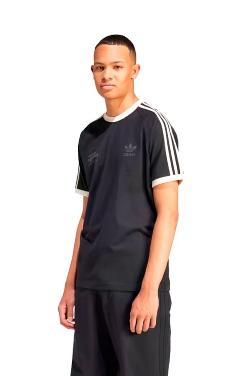 Camiseta Adidas Estampada Sport Cali Preto