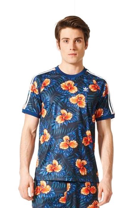 camiseta adidas floral masculina