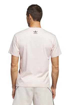 Camiseta Adidas Fly As Rosa Estampado