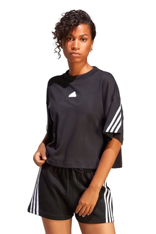 Camiseta Adidas Future Icons 3-stripes Preto/Branco