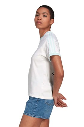 Camiseta Adidas Graphic Branco/Azul