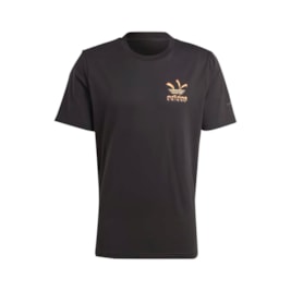 Camiseta Adidas Graphics Fire Trefoil Preto