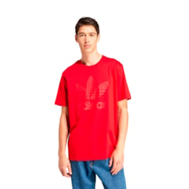 Camiseta Adidas Graphics Monogram Vermelho