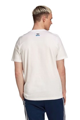 Camiseta Adidas Graphics Unite Branco/Verde/Azul