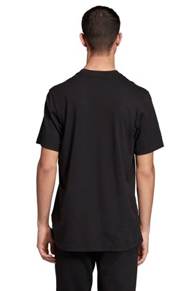 Camiseta Adidas Label Camuflagem Preta/Cinza
