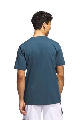 Camiseta Adidas Lil' Stripe Metaverse Gaming Azul Marinho