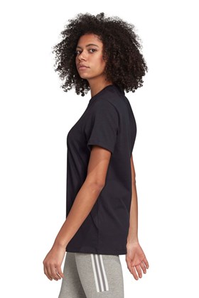 Camiseta ADIDAS Mini Trefoil Feminina Preto/Branco