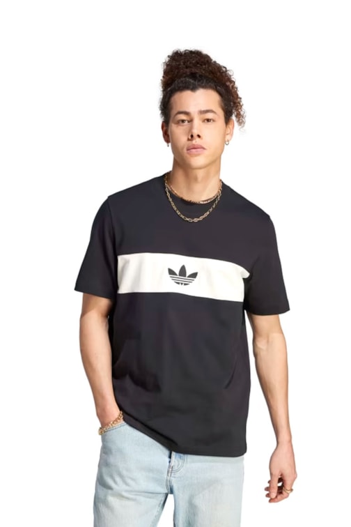 Camiseta Adidas NY Cutline Preto/Branco