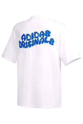 Camiseta Adidas Oversized Graphic Branco