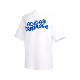 Camiseta Adidas Oversized Graphic Branco