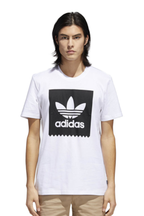 Camiseta Adidas Solid Blackbird Branca