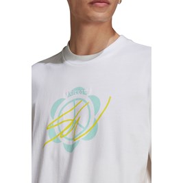 Camiseta Adidas Superturf Adventure x Sean Wotherspoon Branca/Amarela