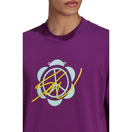 Camiseta Adidas Superturf Adventure x Sean Wotherspoon Roxa/Amarela