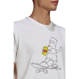Camiseta Adidas The Simpsons Squishee Branca/Preta