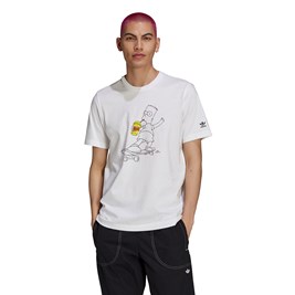Camiseta Adidas The Simpsons Squishee Branca/Preta
