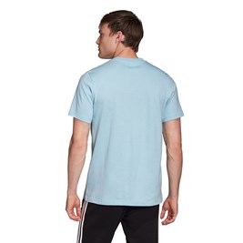 Camiseta Adidas Trefoil  Azul/Ceu