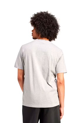 Camiseta Adidas Trefoil Essentials Cinza Claro