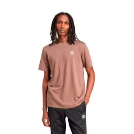 Camiseta Adidas Trefoil Essentials Marrom