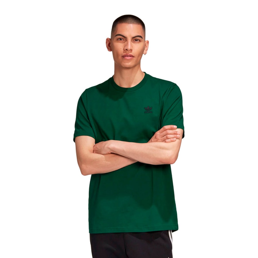 Camiseta Adidas Trefoil Essentials Verde - NewSkull