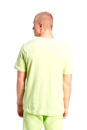 Camiseta Adidas Trefoil Essentials Verde Neon