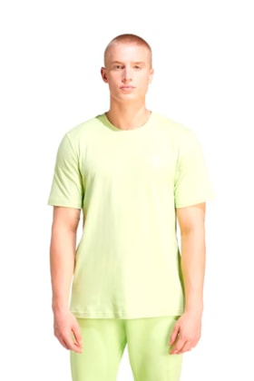 Camiseta Adidas Trefoil Essentials Verde Neon