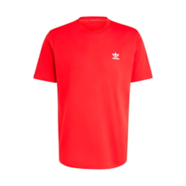 Camiseta Adidas Trefoil Essentials Vermelha