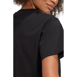 Camiseta Adidas Trefoil Logo Preto/Leopardo
