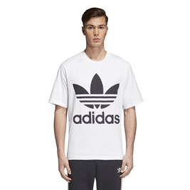 Camiseta Adidas Trefoil Oversized Branco