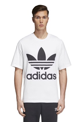 Camiseta Adidas Trefoil Oversized Branco