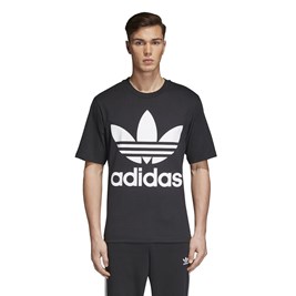 Camiseta Adidas Trefoil Oversized Preto