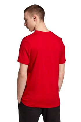 Camiseta ADIDAS Trefoil Vermelha/Branca