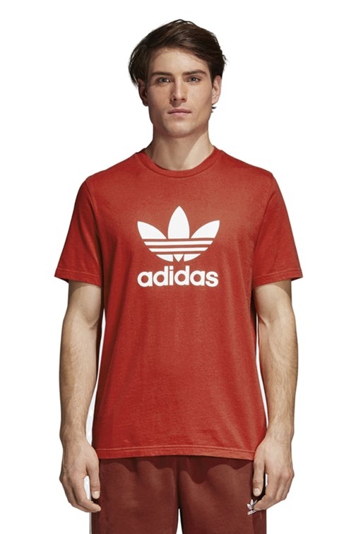 Camiseta Adidas Trefoil Vermelho