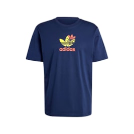 Camiseta Adidas Treino Manga Curta Azul marinho