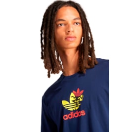 Camiseta Adidas Treino Manga Curta Azul marinho