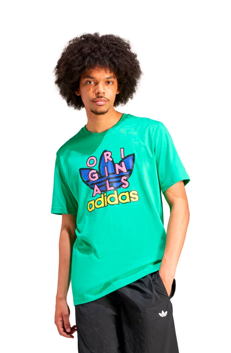 Camiseta adidas originals verde on sale