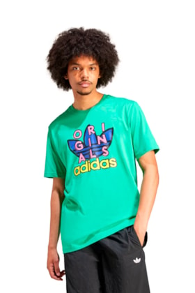 Camiseta Adidas Treino Manga Curta Verde