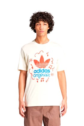 Camiseta Adidas Treino Supply Creme