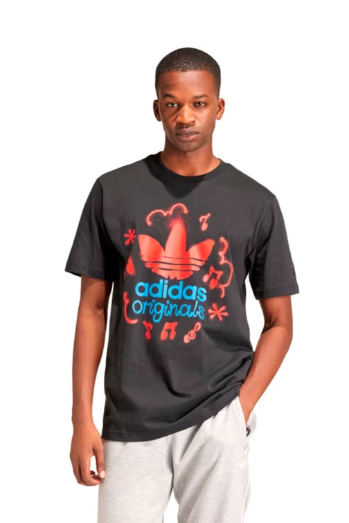 Camiseta Adidas Treino Supply Preto