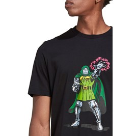 Camiseta Adidas x Disney Marvel Gfx Preto/Verde