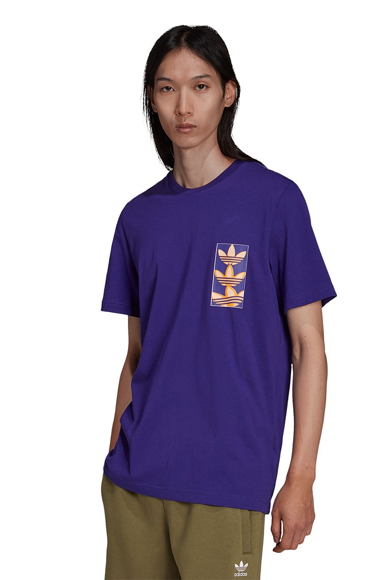 adidas roxo e laranja