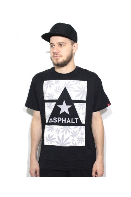 Camiseta Asphalt Yacht Club x Snoop Dogg Kush Delta Preta