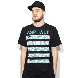 Camiseta Asphalt Yacht Club x Snoop Dogg Royal Kush Print Preta