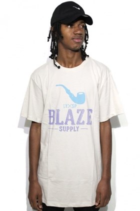 Camiseta Blaze Supply Pipe Logo Trad. Off White
