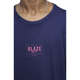 Camiseta Blaze Supply Silk Tag Azul