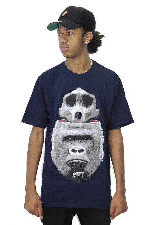 Camiseta Blunt Open Head Gorilla Azul