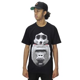 Camiseta Blunt Open Head Gorilla Preto