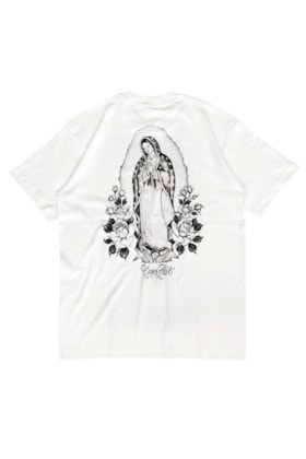 Camiseta Caos Art Ink Guadalupe Off White