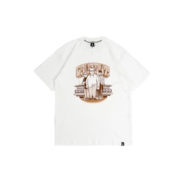 Camiseta Caos Art Ink Liberation Off-White