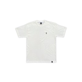Camiseta Caos Art Ink Logo Bordado Off-White